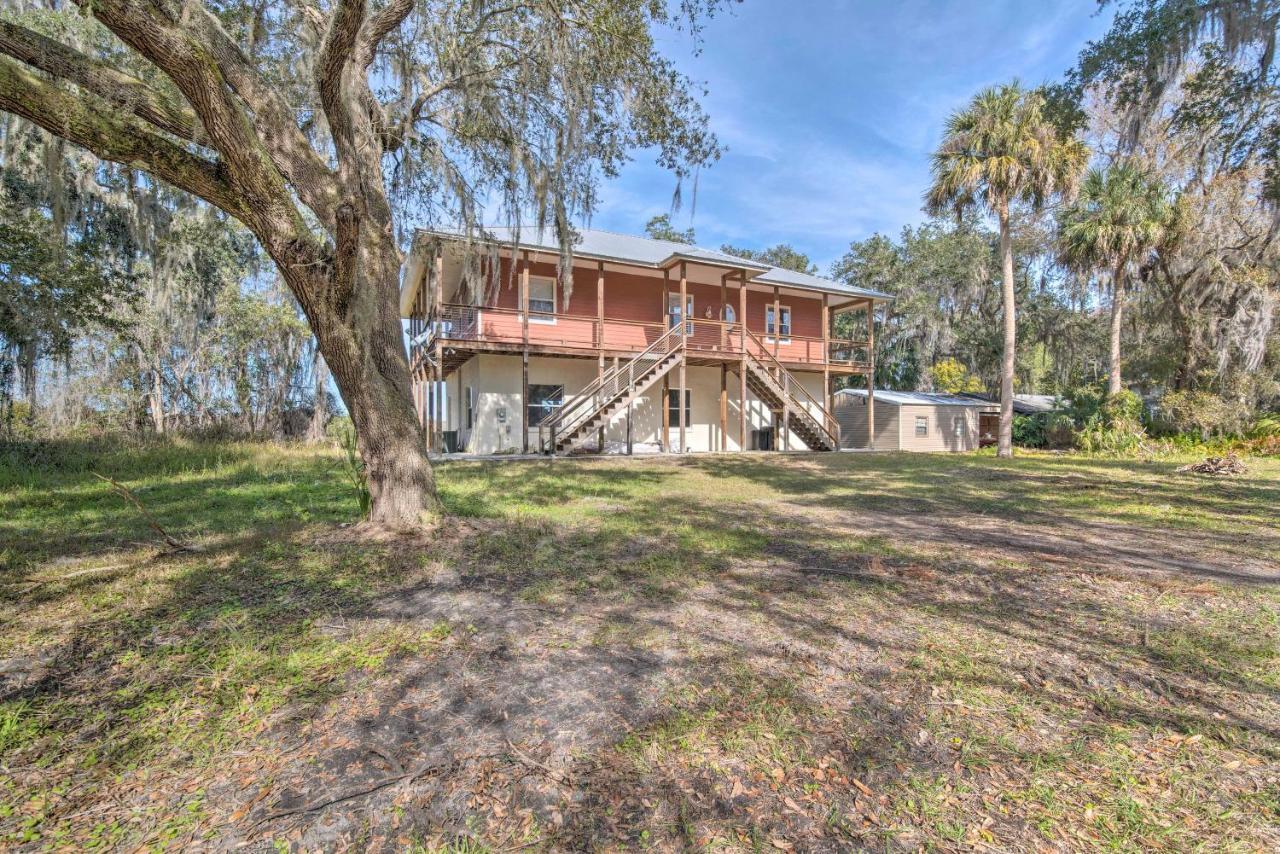 Lakefront Crystal River Home With Private Dock! Экстерьер фото