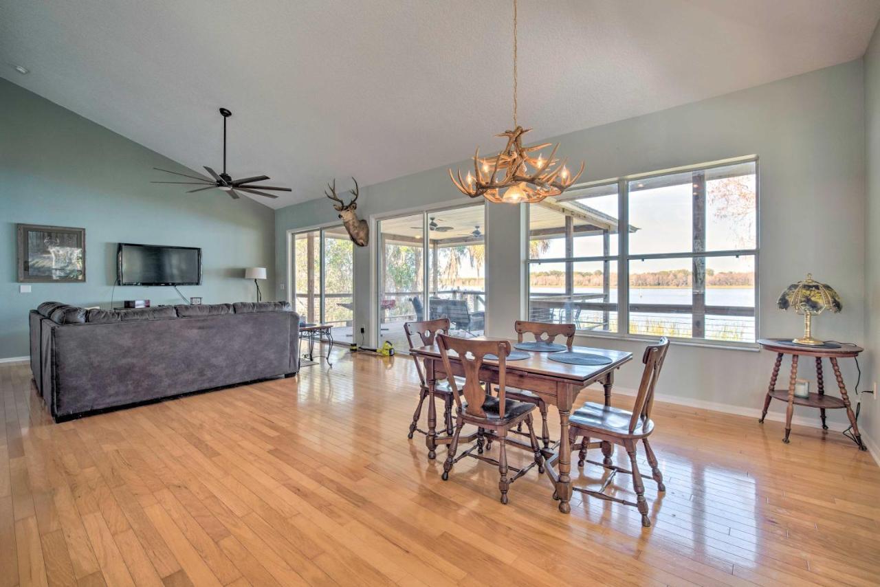 Lakefront Crystal River Home With Private Dock! Экстерьер фото